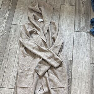 More Cozy Beige Hooded Sweater